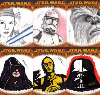 Justin Chung Star Wars: Episode III - Revenge of the Sith Sketch Cards