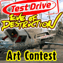 World Famous Comics' Test Drive: Eve of Destruction Art Contest