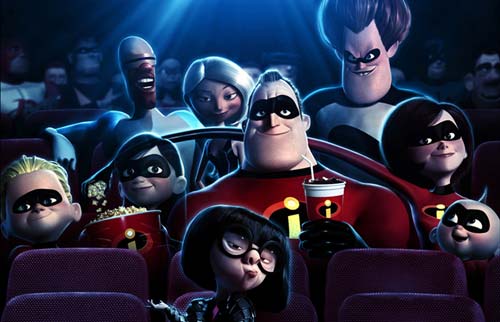 The Incredibles at the movies!